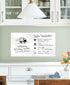 WallPops WPE98894 Rectangle White Message Board Wall Decal, 26-in by 13...
