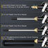 High Volume Air Blow Gun with Brass Adjustable Air Nozzle, Industrial Air Blower Gun with 2 pcs Steel Extensions and 13.7 Inch Universal Blow Hose...