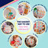 10-Pack Reusable Baby Food Pouches for Kids & Toddlers - Includes 1 XXL Silicone Pouch - 5 oz Zipper Pouches for Applesauce, Puree - Refillable Sq...