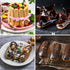2 PCS Finger Biscuit Silicone Mould, 8 Cavities Cereal Bars Baking Mould, Non-stick Chocolate Bar Mold, for Cnady, Eclair, Bread, Muffin, Soap, Re...