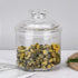 13.5oz Small Acrylic Storage Jar, Airtight Lid with Silicone Sealing Ring, Ideal Canister Container for Sugar, Tea, Spices, Herbs, Shells, Bath Sa...