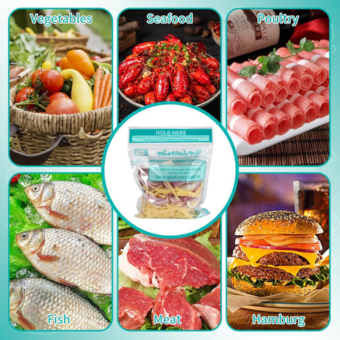 20×Steam Cooking Bags Microwave Steamer Bags for Vegetables,Potatoes and Meat (1)...