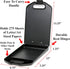 Think2Master Black Plastic Storage Clipboard with Handle and Real Hinges. Storage Area Holds 275 Letter Sized Paper....
