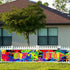 Colorful Neon Graffiti Happy 11th Birthday Banner, Glow in the Dark 11th Birthday Yard Banner Sign, Splash Paint Polyester Children Kids Eleven Ye...