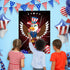 ASTARON Pin The Star on The Eagle Patriotic Party Game 4th of July Independence Day Party Activities Game, Poster with 36 Stickers & 3 blindfolds ...