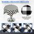 Buffalo Plaid Tablecloth 35 ? 35" - Black and White Checkered Tablecloth Style, Machine Washable Polyester, Waterproof, Easy to Care, Durable Smal...