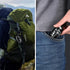 Keychain Pill Container Waterproof Portable Small Pill Case Durable Aluminum Travel Pill Box with Carabiner for Medication, Vitamins, Outdoor Use ...