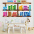 BeYumi Bible Learning Bookshelf Cutouts - 110Pcs Back to School Books of The Bible Learning Bulletin Board Set Faith Religious Christian Vacation ...