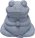 Frog Stone Statue Decor, Yoga Zen Pose Meditation Accessories Cute Figurines Frog Gifts Garden Decor Desk Decorations...