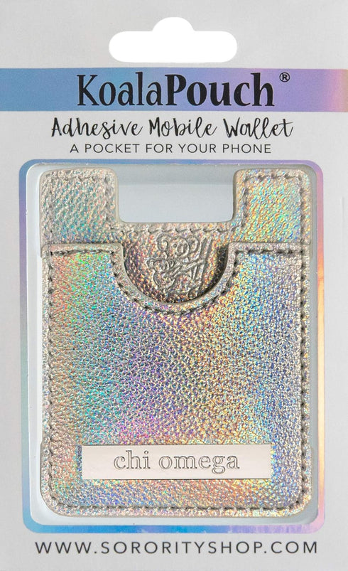 Sorority Shop Chi Omega - Glitter Koala Pouch (Holographic)...