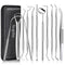 Dental Tools, Sopito 11PCS Teeth Cleaning Tools Stainless Steel Dental Scraper, Home Use Basic Dental Tool Set...