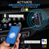 PyleUsa Wireless Bluetooth Streaming Transmitter Receiver - 2-in-1 Audio Adapter for Home Appliances, Car, and Other Uses LCD Display, and AUX Aud...