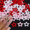 Star Pearls Nail Charms Star Pearls Nail Beads Hollow Red White Pink Star Nail Rhinestones Cute Nail Gems Colorful Star Nail Art Supplies for Mani...