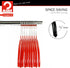 Mawa Euro Series Light Thin Non-Slip Space Saving Clothes Hanger Style 40/P, Set of 10, Red Pack of 10 10 Piece...