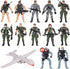 AMOR PRESENT 13PCS US Army Men Toy Set, Special Operations Toy Soldiers Action Figures Playset with Weapons and Toy Drone for Kids Toys...