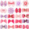 20 Pcs Dog Hair Bows for Small Dogs Hair Accessories Puppy Hair Bows for Dogs Small Dog Bows Cute Grooming Bows with Rubber Bands Handmade Puppy B...