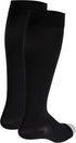 Truform 30-40 mmHg Compression Stockings for Men and Women, Knee High Length, Open Toe, Black, Small...