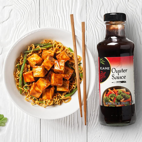 KA-ME Oyster Sauce 7.0 oz, Authentic Asian Ingredients and Flavors, Certified , No Preservatives/MSG, For Marinade, Dipping & Cooking BBQ, Meats, ...