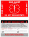 DNR Do Not Resuscitate Wallet Card (DNR-101) Quantity: (2)...