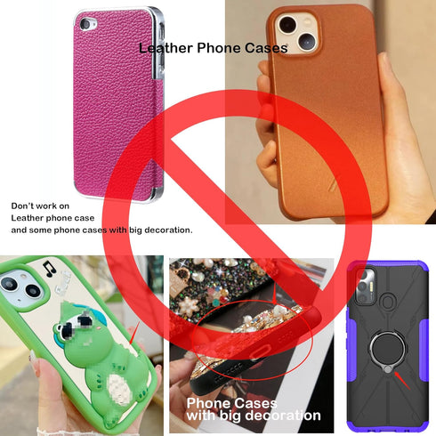(2 Pack) Phone Umbrella for Sun Shade, Funny Phone Snap Finger Phone Stand Silicone Phone Holder with Umbrella and Suction Cup for Phone, Red Flow...