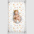 NoJo Watercolor Jungle Animals Crib Sheet - Fitted Crib Sheet...
