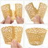 KPOSIYA Pack of 120 Cupcake Wrappers Artistic Bake Cake Paper Cups Vine Designed Laser Cut Cupcake Wraps Baking Cup Muffin Case Trays for Wedding ...