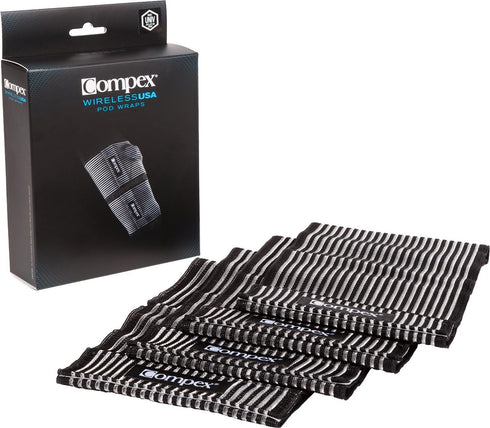 Compex Electrode Wraps - Hold Electrodes in Place During Physical Activity - for Edge, Performance, Sport Elite, Wireless Muscle Stimulators (4 Wr...