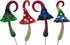 GlitZGlam Enchanted Miniature Mushroom for a Fairy Garden and Gnomes. Gnome- Fairy Garden Accessory (Rainbow)...