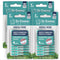 Soft Rubberized Dental Picks Mint Brush Picks, 100 Count (4 Packs, Mint)...