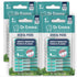 Soft Rubberized Dental Picks Mint Brush Picks, 100 Count (4 Packs, Mint)...
