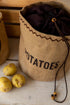 Natural Elements Potato Bag with Blackout Lining, Potato Storage Bag, Hessian, 24 x 24 cm, Brown...