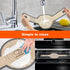 Silicone Bread Sling Dutch Oven Liner, Non-Stick & Easy Clean Reusable Oval and Round Silicone Bread Baking Mat with Long Handles, Easy to Transfe...