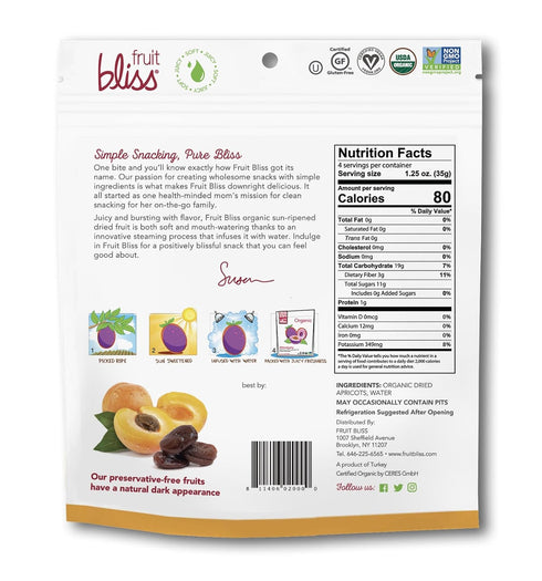 Unsulfured Turkish Apricots - Organic Apricots Dried Fruit Snacks - Healthy Snacks for On the Go & Post Workout Snacks - Non-GMO, Gluten-Free, Dri...