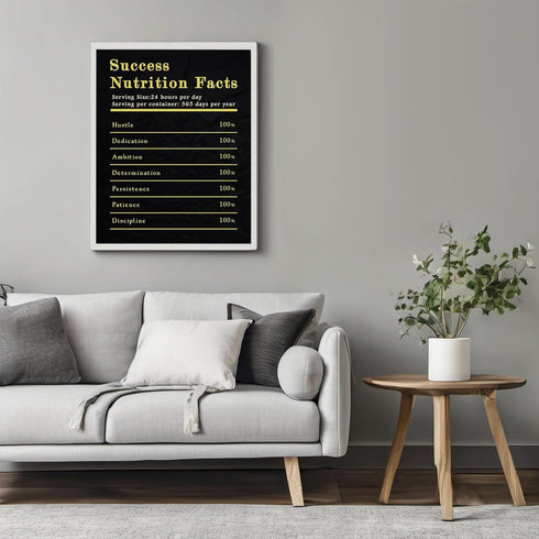 Posterizer 1 pcs-daily encouraging reminder- Achieving Success-Comedy Art-Motivational & Inspirational Art-Decor for Home & Office- UNFRAMED Wall ...