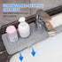 Silicone Sink Splash Guard 12 inch Sink Protectors for Kitchen Sink Faucet Handle Drip Catcher Mat for Bathroom Countertop Protect Sponge Holder, ...