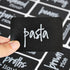 Talented Kitchen 128-Piece Chalkboard Pantry Labels for Containers - 2 x 3 in Black - Water-Resistant Preprinted White Script - Includes 88 Large,...
