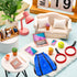 Mini School Supplies, Doll School Supplies Includes Mini Doll Tennis Racket, Laptop, Bookshelf, Tablet, Desk lamp for Dolls Accessories Set...