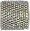 10 Yard Crystal AB Rhinestone Close Chain Clear Trim Sewing Craft (Silver, 4.3mm)...
