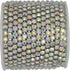 10 Yard Crystal AB Rhinestone Close Chain Clear Trim Sewing Craft (Silver, 4.3mm)...