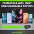 Car Charger Adapter - Metal, Portable, 3.0 Car Chargers with Dual USB Ports and Fast Charging Technology - Compatible with iPhone, iPad, Samsung G...