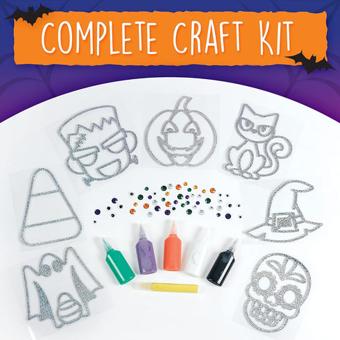 Creativity for Kids Halloween Window Art - Halloween Crafts, Make Your Own Halloween Window Clings...