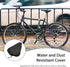 Yolev Waterproof Bike Seat Cover with Drawstring Waterproof Bike Seat Rain Cover with Drawstring Seat Protective Water Resistant Bicycle Saddle Ra...