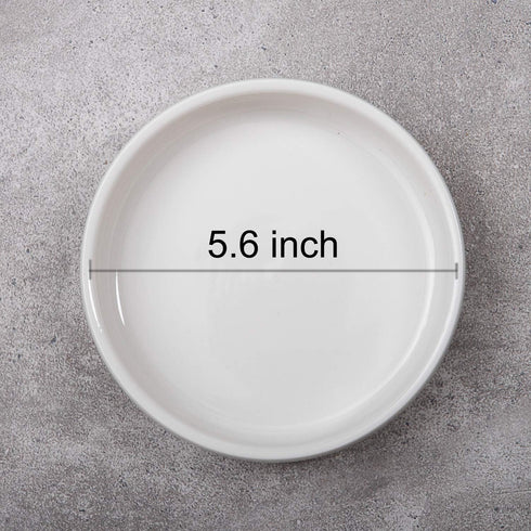 Ceramic Pet Bowl for Cats,Classic Ceramic Cat Dish Dog Bowls for Food and Water,12 Liquid Ounce...