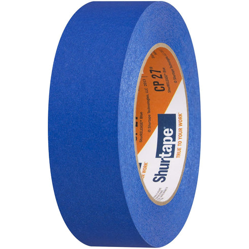 Shurtape CP 27 14-Day ShurRELEASE Painter's Tape, Multi-Surface, 36mm x 55m, Blue, 1 Roll (202879)...