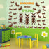 77Pcs Marching Into Spring Bulletin Board Set, Spring Insect Ant Honeycomb Cutouts Classroom Decorations, Hello Spring March Chalkboard Wall Decor...