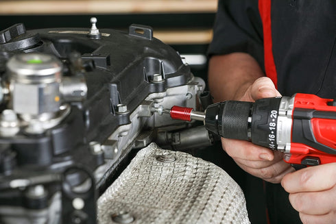 ARES 22034 – 9-Piece Impact Grade Socket Adapter and Bit Coupler Set - Turns Impact Drill Driver into High Speed Socket Driver - 1/4-Inch, 3/8-Inc...
