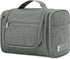 WANDF Large Hanging Toiletry Bag Travel Cosmetic Makeup Organizer Water-Resistant Shower Bathroom Bag for Women and Men (Gray)...