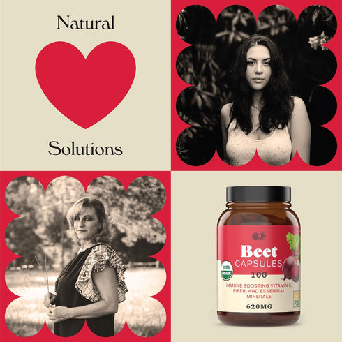 Organic Beet Root Capsules - Made in The USA, Naturally Boost Energy, Stamina, & Nitric Oxide with a Pure Organic Beet Root Supplement...