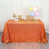 ShinyBeauty 60x102-Inch-Orange-Sequin Rectangular Tablecloth for Party Cake Dessert Table (Orange)...