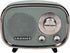 Crosley CR3039A-TN Rondo Retro Portable Rechargeable Bluetooth Speaker, Tourmaline...